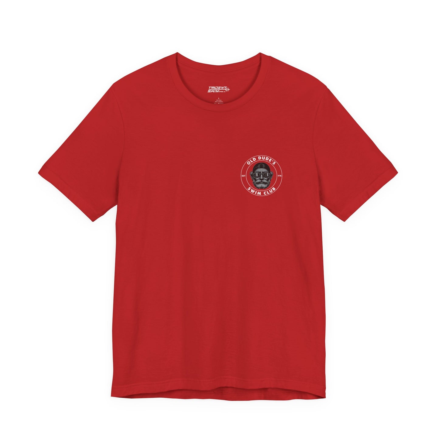 Old Dude's Swim Club-back design. Legends Don't Retire.