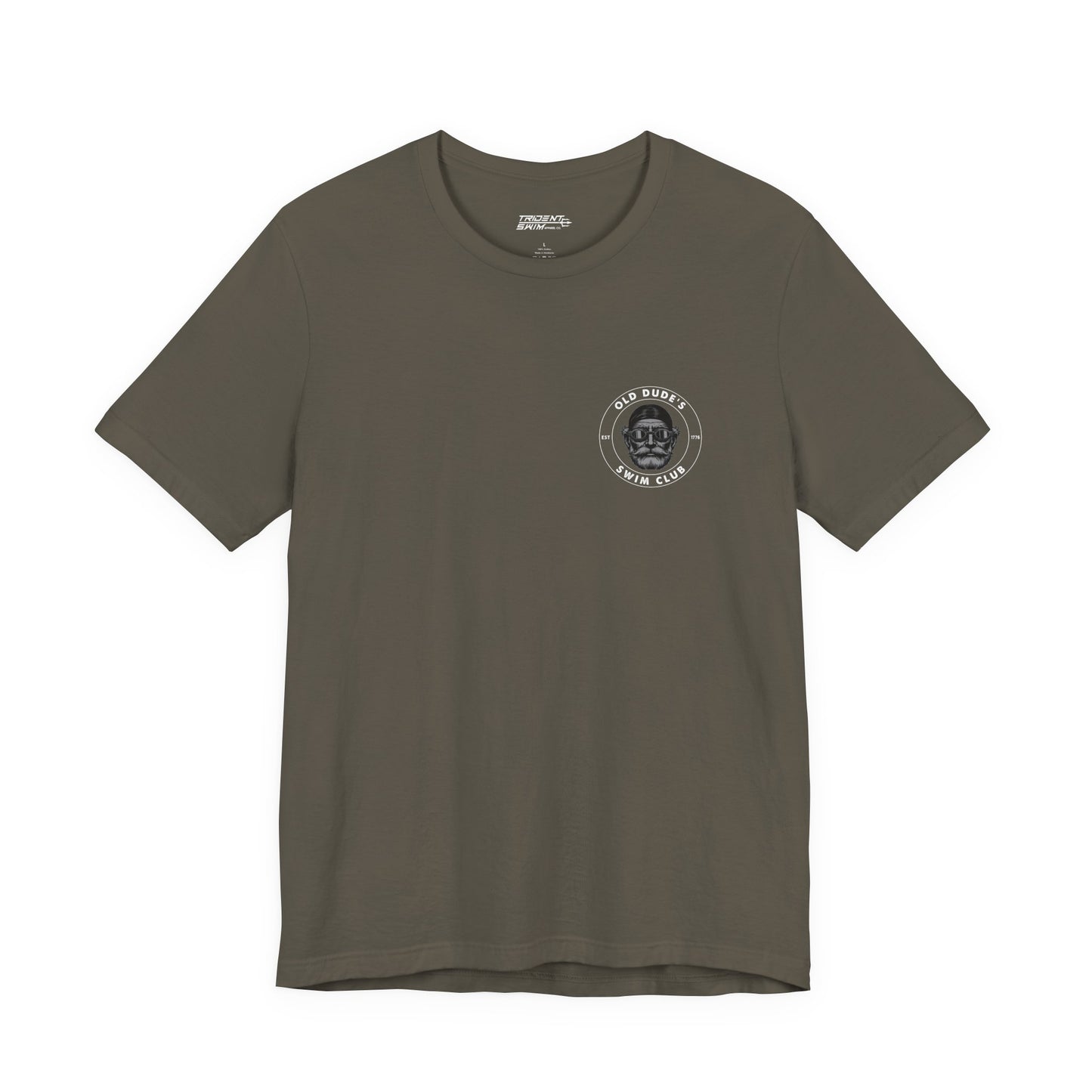 Old Dude's Swim Club-back design. Legends Don't Retire.
