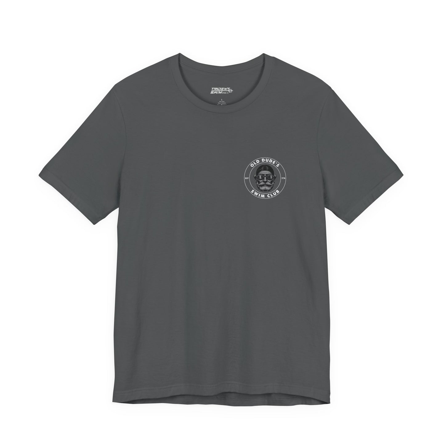 Old Dude's Swim Club-back design. We Last Longer