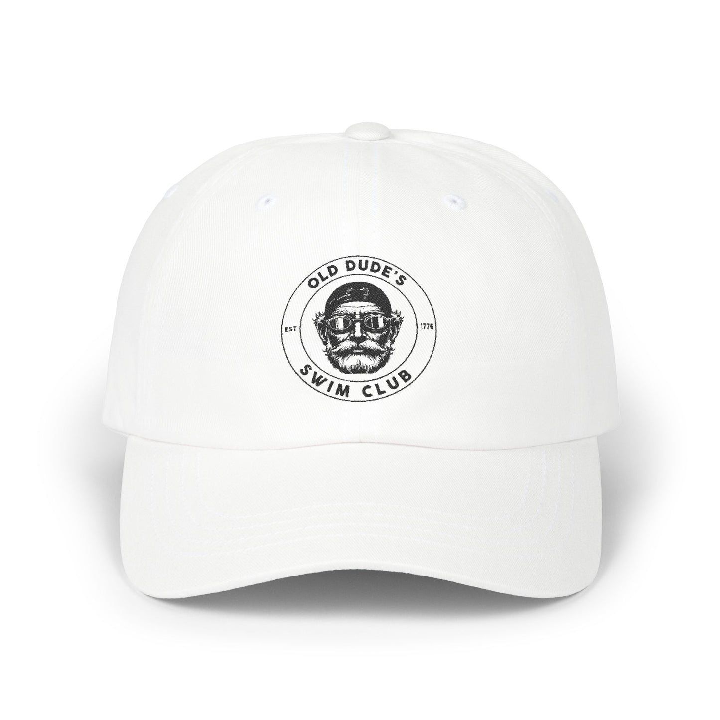 Old Dude's Swim Club Embroidered Dad Hat