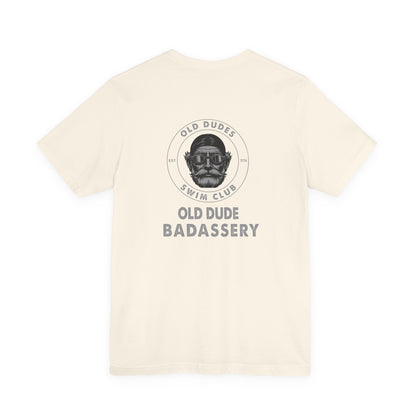 Old Dudes Swim Club-back design. Old Dude Badassery
