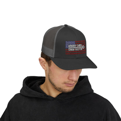 Nobody Cares Old Glory Hat