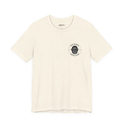 Old Dudes Swim Club-back design. Legends Don't Retire.