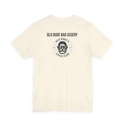 Old Dude's Swim Club-back design. Old Dude Badassery
